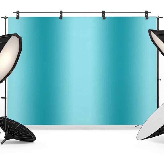 Turquoise Gradient Backdrop for Photography, Abstract Texture Modern Simple Photo Backdrop Portrait Background Party Banner Photo Backgrounds for Studio Booth Props, 7x5ft