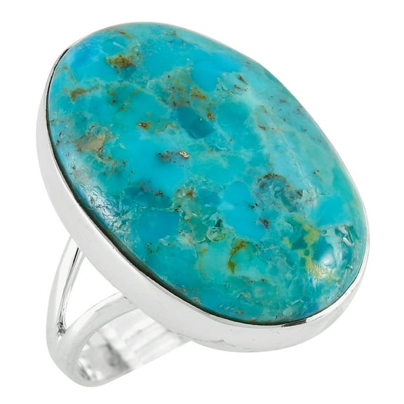 Turquoise Jewelry Ring for Women Sterling Silver 925 | Turquoise Network | R2260-C75-6