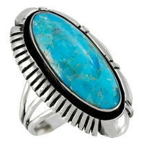Turquoise Jewelry Ring for Women Sterling Silver 925 | Turquoise Network | R2380-C75-6