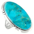thumbnail image 1 of Turquoise Jewelry Ring for Women Sterling Silver 925 | Turquoise Network | R2429-C75-6, 1 of 3