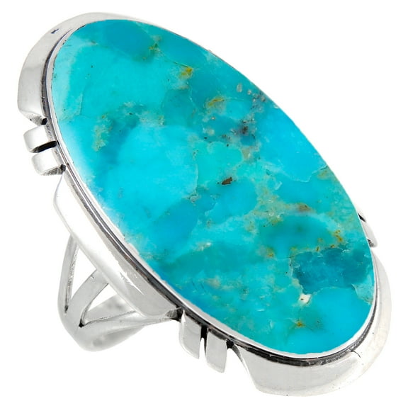 Turquoise Jewelry Ring for Women Sterling Silver 925 | Turquoise Network | R2429-C75-6