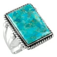thumbnail image 1 of Turquoise Jewelry Ring for Women Sterling Silver 925 | Turquoise Network | R2512-C75-10, 1 of 4