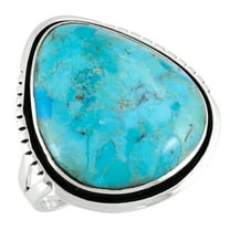 Turquoise Jewelry Ring for Women Sterling Silver 925 | Turquoise Network | R2564-C75-6