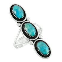 Turquoise Jewelry Ring for Women Sterling Silver 925 | Turquoise Network | R2574-C75-6