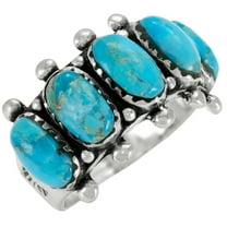 Turquoise Jewelry Ring for Women Sterling Silver 925 | Turquoise Network | R2672-C75-6