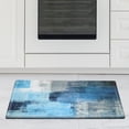 thumbnail image 1 of Turquoise Kitchen Rug,17"x29" Teal Anti Fatigue Mat Non Slip Kitchen Rugs and Mats Waterproof Teal Décor for Kitchen, Bathroom, Kitchens, Desk, Runner, Laundry, 1 of 6