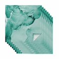 thumbnail image 1 of Turquoise Marble Cloth Napkins, Nature Marble Stone Ripple Modern Art Washable and Reusable Dinner Napkins Set of 8, Table Napkin for Kitchen Party Birthday Wedding Hotel Housewarming 20"x20", 1 of 8