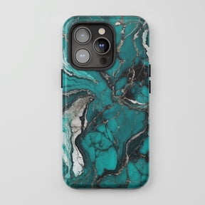 Turquoise Marble For All iPhone Series Tough Phone Case Stone Texture