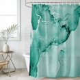 thumbnail image 1 of Turquoise Marble Waterproof Fabric Shower Curtain,Nature Marble Stone Ripple Modern Art Waterproof Fabric Shower Curtain for Bathroom Curtains Bathtubs Shower Curtains with 12 Hooks Small 36x78in, 1 of 8
