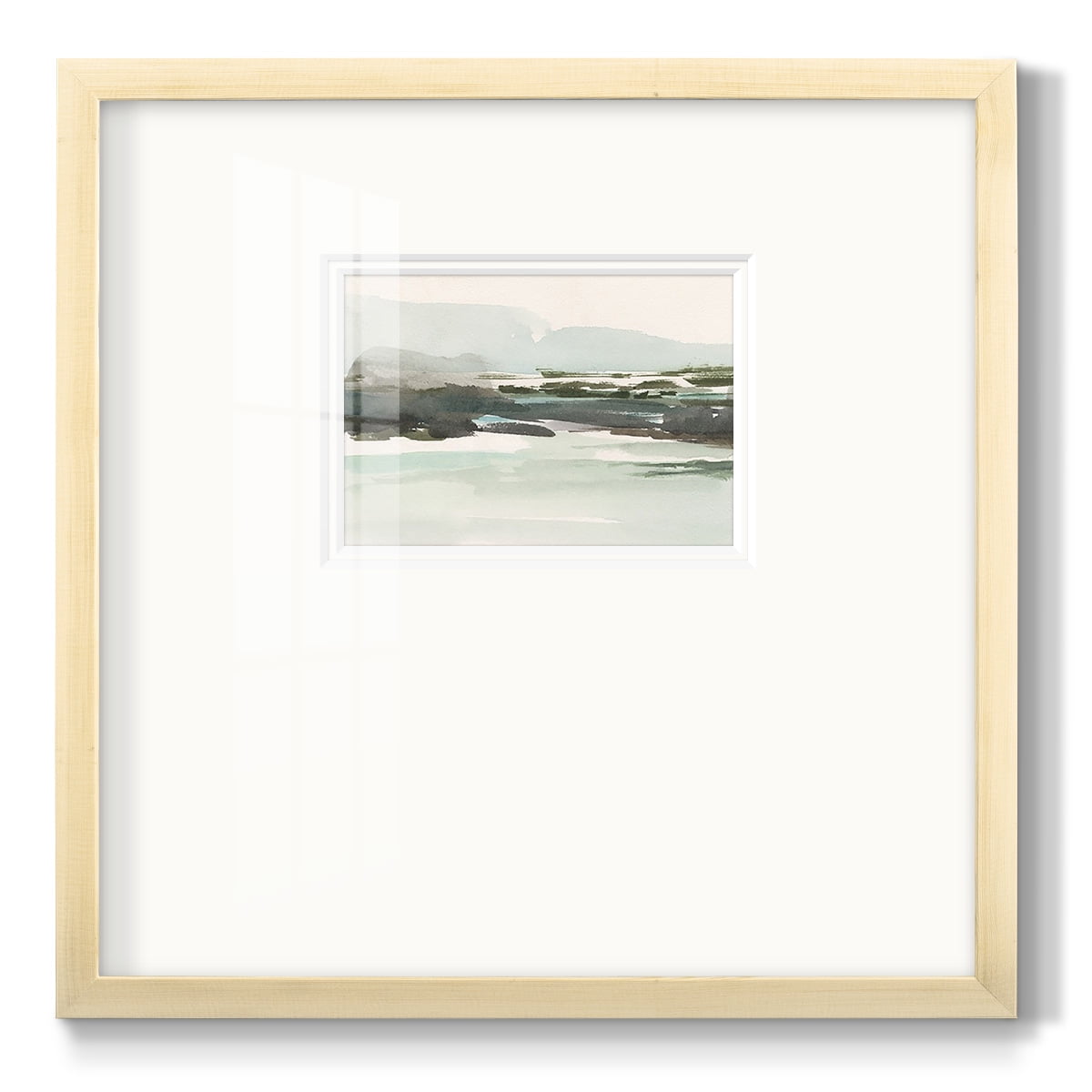 Turquoise Marsh IPremium Framed Print