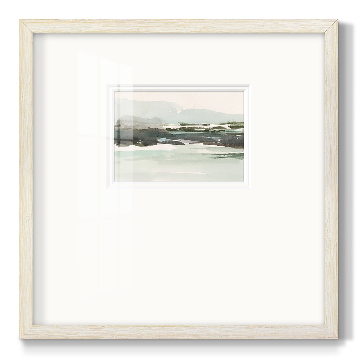 Turquoise Marsh IPremium Framed Print