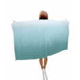 thumbnail image 1 of Turquoise Ombre Beach Towels Oversized Super Absorbent, Teal White Gradient Modern Abstract Art Lightweight Bath Towel Quick Dry Sets For Bathroom/Pool/Rv Camping/Beach Play/Gym Room/Picnic 30"x60", 1 of 8