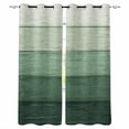 thumbnail image 1 of Turquoise Ombre Blackout Curtains 96 Inches Long for Bedroom, Farmhouse Vintage Wooden Striped Thermal Insulated Room Darkening Black Out Window Curtain Panels Grommet Drapes for Living Room, 1 of 8