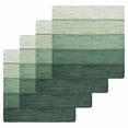 thumbnail image 1 of Turquoise Ombre Kitchen Dish Towels for Drying Dishes Set of 4, Farmhouse Vintage Wooden Striped Waffle Weave Microfiber Hand Tea Bathroom Towels Quick Dry & Absorbent Towel 12x12, 1 of 7