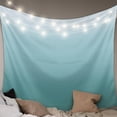 thumbnail image 1 of Turquoise Ombre Large Tapestry for Bedroom Wall Hanging Tapestry,Teal White Gradient Modern Abstract Art Ceiling Backdrop Tapestries Poster Blanket Wall Decor for Teens Room Living Room 85" x 90", 1 of 8