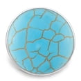 thumbnail image 1 of Snap Jewelry Turquoise Pearl, Turquoise Ginger Charm 18MM Button, For Interchangeable DIY Customizable Accessories, 1 of 10