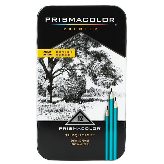 Turquoise Pencil Sets Art, set of 12 (pack of 2)