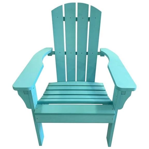 Turquoise Poly Resin Adirondack Chair
