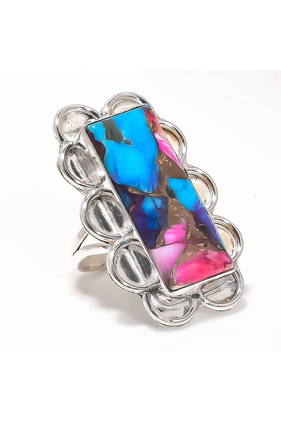 Turquoise Ring. Square Ring. Statement Ring. Women Ring. Designer Ring. Gemstone Ring. Best Gemstone Ring. Beautiful Rings.