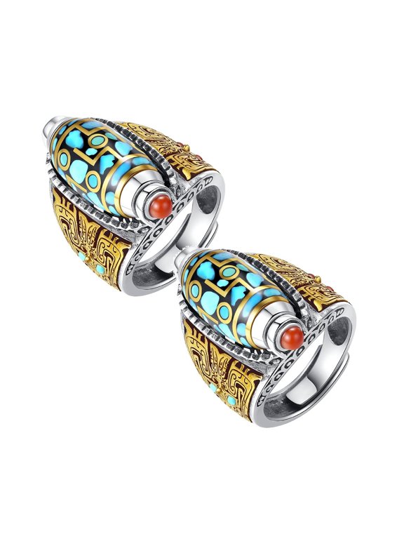 Blue Ring, Copper, 2 Packs