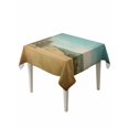 thumbnail image 1 of Turquoise Sky Hills Table Cloth, Vintage Country Landscape Waterproof Tablecloth for Square Tables, Reusable Washable Fabric Table Cover for Restaurant Kitchen Dining Tables 54"x54", 1 of 6