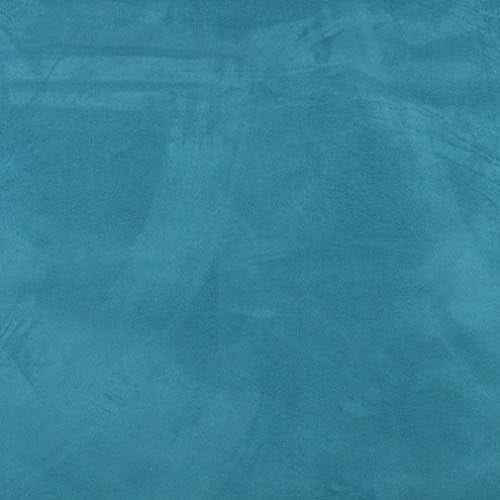 Turquoise Solid Microsuede Microfiber Contemporary Upholstery Grade Fabric by The Yard - SKU: Dotson Oasis$$Art & Craft