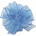 thumbnail image 1 of Turquoise Spring Sheer Wired Ribbon, 1 of 1