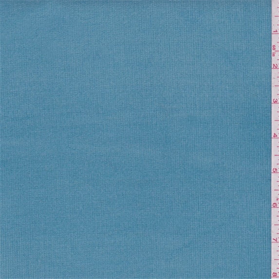 Turquoise Stretch Corduroy, Fabric Sold By the Yard