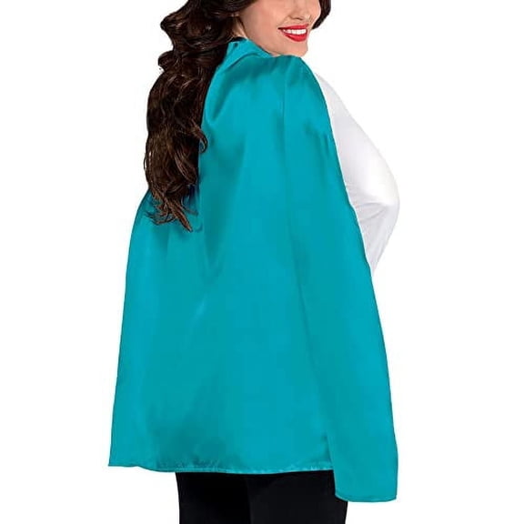 Super Hero One Size Turquoise Costume Capes and Cloaks
