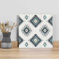 thumbnail image 1 of Turquoise Wall Art Painting on Canvas, Bohemian Southwest Neutral Aesthetic Canvas Art Home Prints Wall Art Framed Modern Artwork for Living Room Bedroom Wall Decor 20x20in, 1 of 9