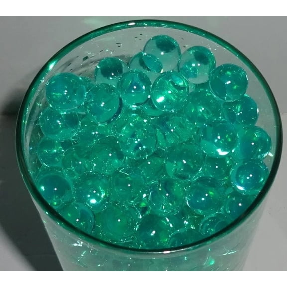 Turquoise Water Beads - Vase Fillers for Use with LED wedding party Water Submersible Lights , Tea Lights & Floating Candles