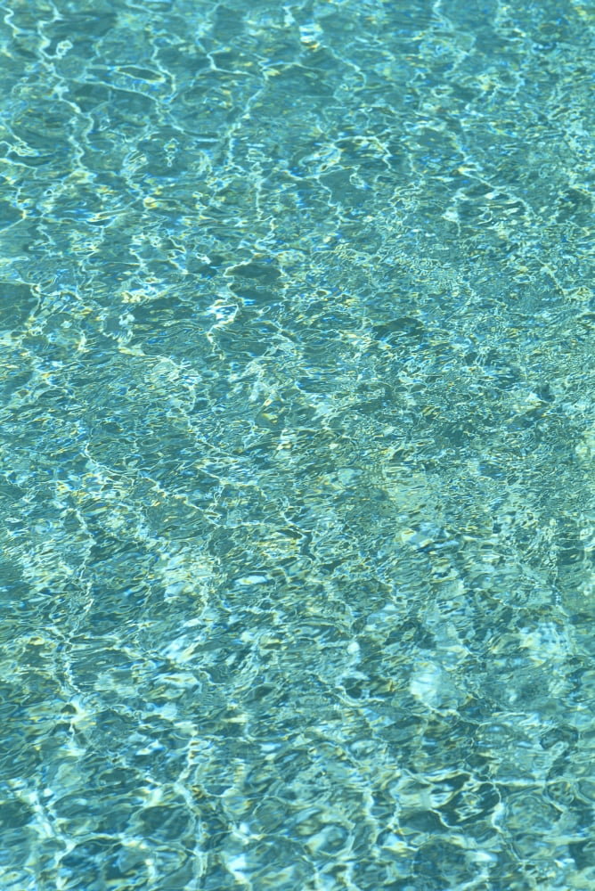 Turquoise Water Reflections B1459 Canvas Art - Carl Shaneff Design Pics (12 x 19)