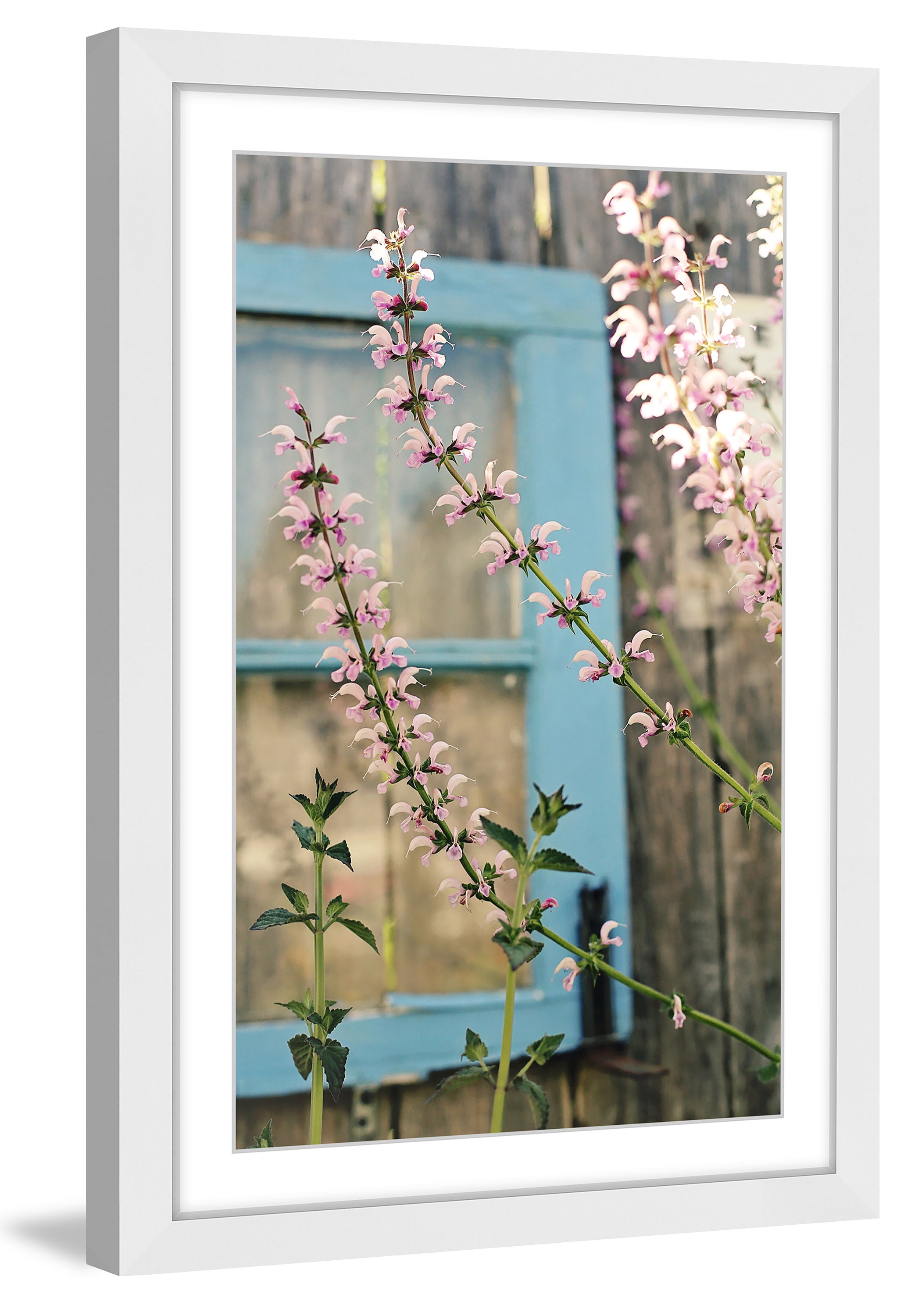 "Turquoise Window" Framed Painting Print