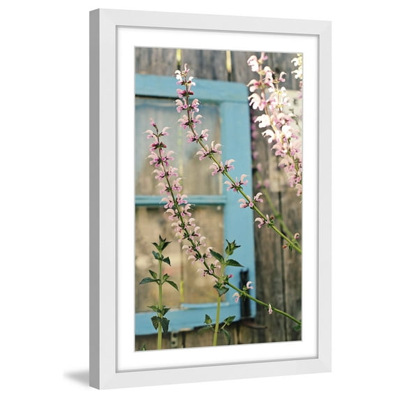 "Turquoise Window" Framed Painting Print