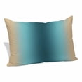 thumbnail image 1 of Turquoise Yellow Ombre Pillow Covers, Linen Long Throw Pillow Case, Farmhouse Modern Gradient Art Holiday Pillow Protector Decorative Cushion Cover for Living Room/Bedroom 12" x 20", 1 of 8