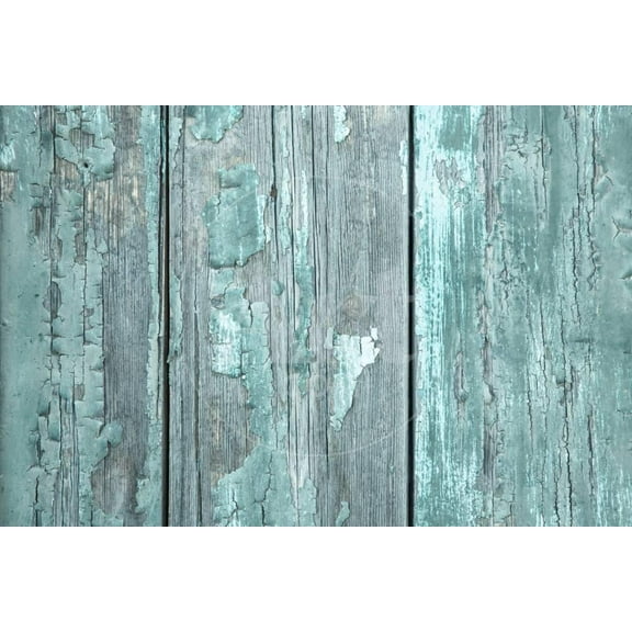 Turquoise or Mint Green Wooden Old Patterned Background in Vintage Style, Unframed Photographic Print Wall Art by Imagesbavaria Sold by ArtCom