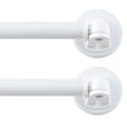 thumbnail image 1 of Turquoize 2 Pack Adjustable Magnetic Curtain Rods 16 to 28 inch Multi-Use for Iron and Steel Place with Upgraded Rotating Head, White, 1 of 11