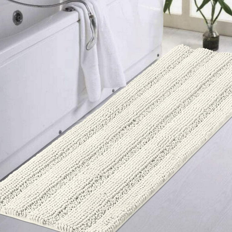 Large Washable Bath Mat Soft Thick Shaggy Rugs Runners For