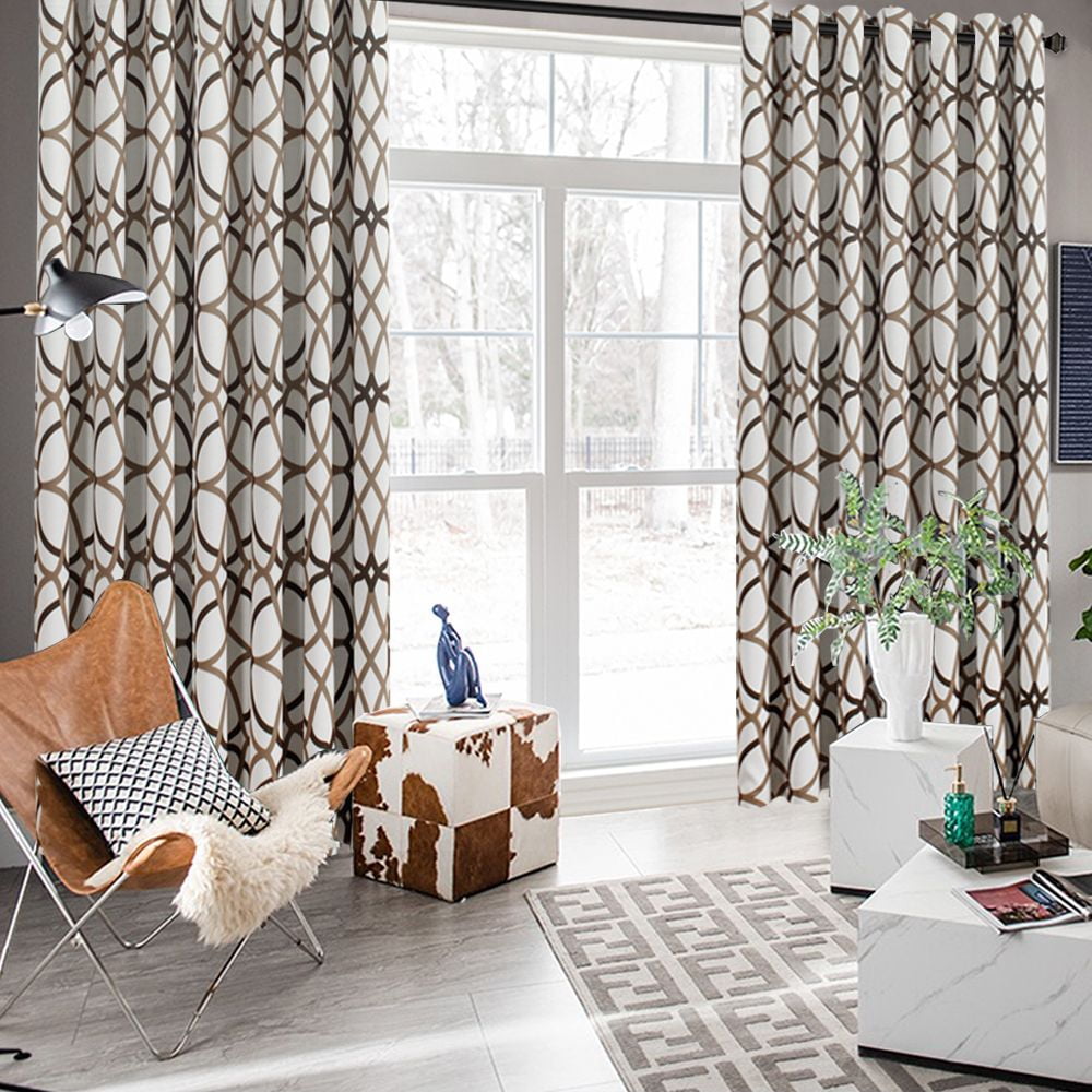 Geometric on sale blackout curtains