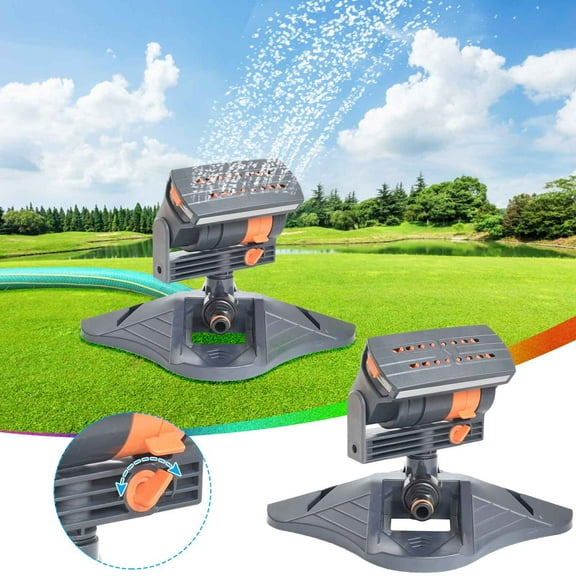 Turret Automatic Sprinkler Head Adjustable Watering Spray Angle for Garden,Courtyard Field Maintenance