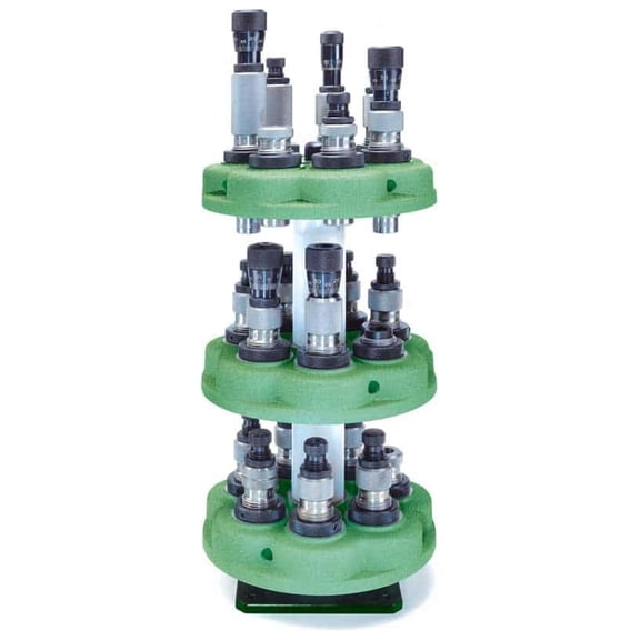 Turret Stacker for T-7 Reloading Press Storage of Multiple Turret Heads with Dies, Includes Adjustable Spacers, Model 67950