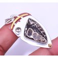 thumbnail image 1 of Turritella Fossil Agate & Smoky Gemstone 925 Sterling Silver Pendant 2.11" A382, Beautiful Jewelry For Woman, New Year Sale, Valentin's Day Gift, 1 of 2