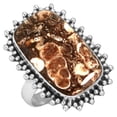 thumbnail image 1 of Turtella Jasper Ring 925 Sterling Silver Women Jewelry, 1 of 4