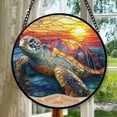 thumbnail image 1 of Turtle 16 Stained Glass Suncatcher Ornament, Xmas Hanging Ornament, Mother’S Day Ornament, Valentine Ornament Gift, Celebration Hanging Decor, Keepsake 2025, 1 of 6