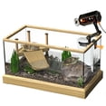 thumbnail image 1 of Turtle Aquarium Kit Series - New - Aquatic Turtle Tank with Filter and Light + Turtle Basking Platform, Small Turtle Tank for Baby & Juvenile Turtle, Perfect Turtle Starter Kit for Kids, 1 of 14