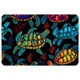 thumbnail image 1 of Turtle Area Rugs: Polyester Non-Slip Kitchen Mat Office Rug - Machine Washable, 1 of 6