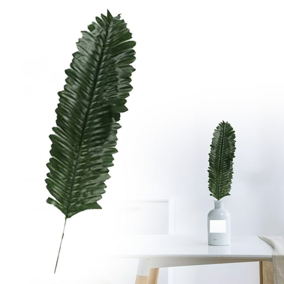 Turtle Back Leaf Decoration Simulation Leaves Green Fine Iron Leaves Fake Flowers, 1 Simulated Leaf Fake Flowers Small(Polyester Fiber, One Size)