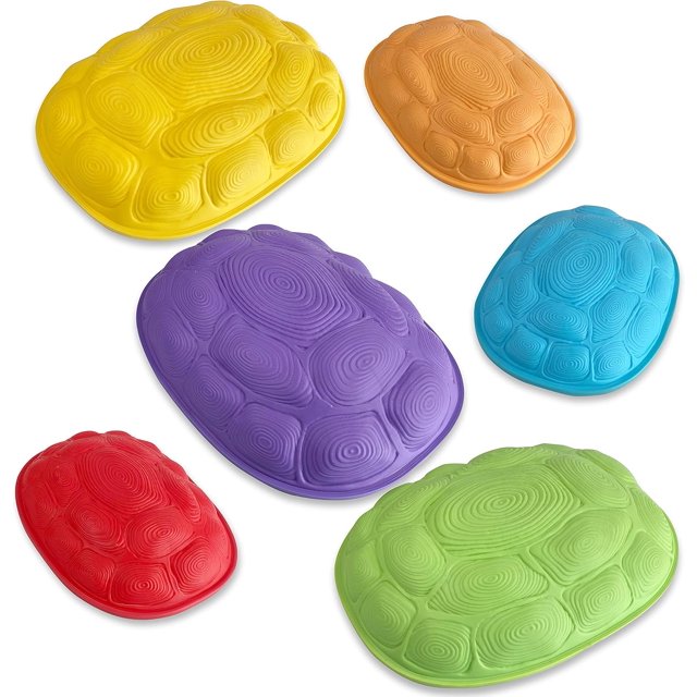 Turtle Balance Stepping Stones for Kids, Obstacle Course Coordination