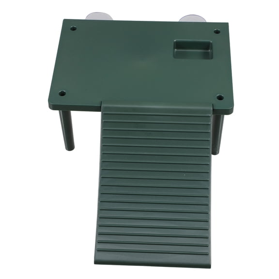 Turtle Basking Platform Aquatic Turtles Floating Dock With Climbing Ramp Reptile Habitat Accessories For Turtle Tank Supplies Sun Terrace Suction Cups Reptile Habitat Accessory