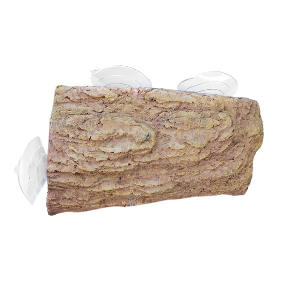 Turtle Basking Platform Floating Dock Resin Material with Suction Cups for Aquatic Reptile Habitat Use